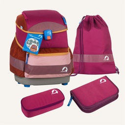 [503956-4] Finkid BUDDY EKO SPORT Schulranzen-Set 2024/2025 (berry mix)