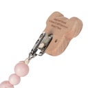 [503962-2] Lässig Schnullerkette - Little Chums (Maus Rosa)