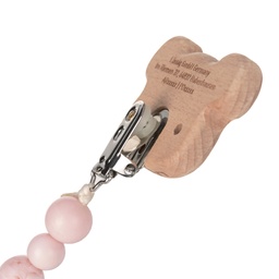[503962-2] Lässig Schnullerkette - Little Chums (Maus Rosa)