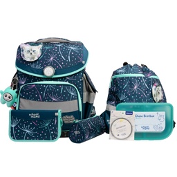 [503968-10] School-Mood Timeless Pro Schulranzen-Set 2025/2026 7-tlg. (Lina (Kätzchen))