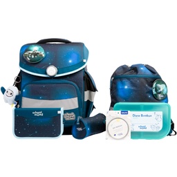 [503968-12] School-Mood Timeless Pro Schulranzen-Set 2025/2026 7-tlg. (Moritz (Weltall))