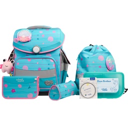 [503968-14] School-Mood Timeless Pro Schulranzen-Set 2025/2026 7-tlg. (Lilly (Meerjungfrau))