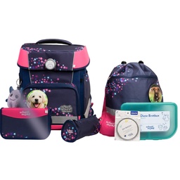 [503970-09] School-Mood Champion Pro Schulranzen-Set 2025/2026 7-tlg. (Leni (Hund))