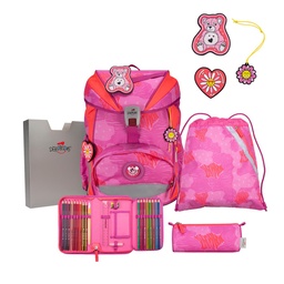 [503989-04] Der Die Das Schulranzen-Set Ergoflex Light 2025/2026 5 tlg. (Roses)