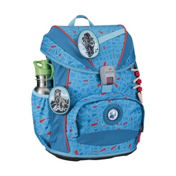 [503989-16] Der Die Das Schulranzen-Set Ergoflex Light 2025/2026 5 tlg. (Superflash Blue Ice)