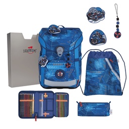 [503990-18] Der Die Das Schulranzen-Set Ergoflex Easy  tlg. (Turbo Speed)