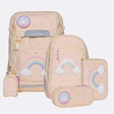 [503996-02] Beckmann Schulrucksack-Set Active Air FLX 6-teilig (Yellow Heart)