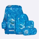 [503996-04] Beckmann Schulrucksack-Set Active Air FLX 6-teilig (Ocean)