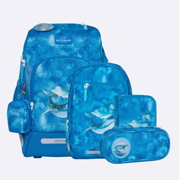 [503996-04] Beckmann Schulrucksack-Set Active Air FLX 6-teilig (Ocean)