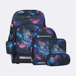 [503996-08] Beckmann Schulrucksack-Set Active Air FLX 6-teilig (Ninja Elements)