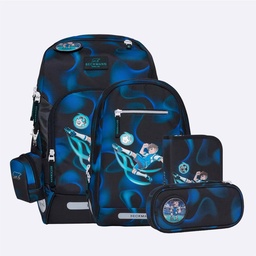 [503996-10] Beckmann Schulrucksack-Set Active Air FLX 6-teilig (Magic League)