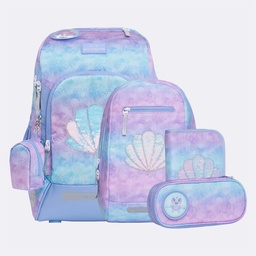 [503996-13] Beckmann Schulrucksack-Set Active Air FLX 6-teilig (Seashell)