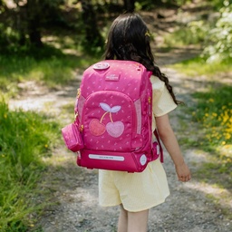 [503996-18] Beckmann Schulrucksack-Set Active Air FLX 6-teilig (Cherry)