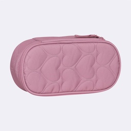 [503997-3] Beckmann Ovales Schlamperetui Sport Junior (Padded Heart Rose)
