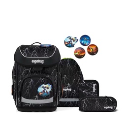 [504001-07] ergobag Schulranzen-Set cubo 2026 (Super ReflektBär)