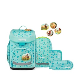 [504001-21] ergobag Schulranzen-Set cubo 2026 (Reitbärtraum)