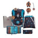 [504008-02] Der Die Das Schulranzen-Set Ergoflex Tiny 5 tlg. (Ninja Fighter)