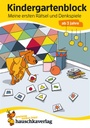 [504027-2] Hauschkaverlag Kindergartenblock ab 3 Jahre (Meine ersten Rätsel und Denkspiele)