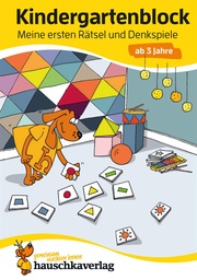 [504027-2] Hauschkaverlag Kindergartenblock ab 3 Jahre (Meine ersten Rätsel und Denkspiele)