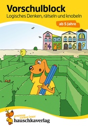 [504029-03] Hauschkaverlag Vorschulblock 5 Jahre (Logisches Denken, rätseln und knobeln)