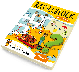 [504030-12] Hauschka Kunterbunte Rätselblöcke (ab 7 Jahre, Band 1)