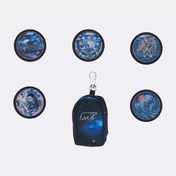 [504117-6] Beckmann Mini Rucksack mit Buttons  (Klettis) Set (Ninja Elements)