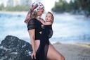 [504142-2] Neko Aqua Ring Sling (navy)
