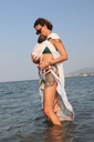 [504142-3] Neko Aqua Ring Sling (weiß)