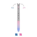 [504184-3] Legami Zweifarbiger Kugelschreiber - Click & Clack (Kitty)