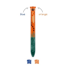[504184-4] Legami Zweifarbiger Kugelschreiber - Click & Clack (Tiger)