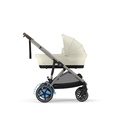 [504222-3] Cybex e-Gazelle S Kinderwagen (Seashell Beige (Taupe Frame))