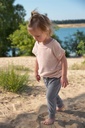 [504230-3] Lässig Frottee T-Shirt Kinder Powder Pink, Rosa (86-92)
