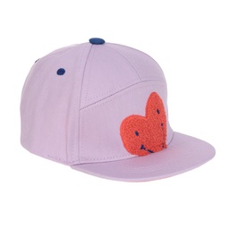 [504232-2] Lässig Basecap Kinder 48  (1-2 Jahre) (Little Gang, Herz Lila)