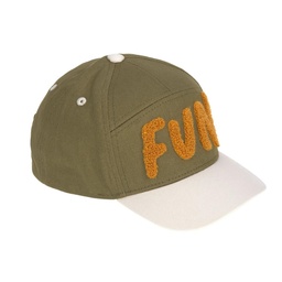 [504232-6] Lässig Basecap Kinder 48  (1-2 Jahre) (Fun, Sand/ olive)