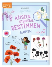 [504238-2] moses Expedition Natur - Rätseln, Stickern, Bestimmen (Blumen)
