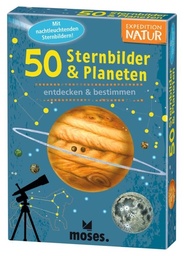 [504240-5] moses Expedition Natur Kartenset (50 Sternbilder & Planeten)