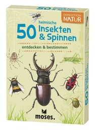 [504240-6] moses Expedition Natur Kartenset (50 heimische Insekten & Spinnen)