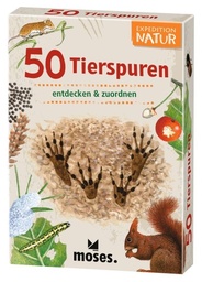 [504240-7] moses Expedition Natur Kartenset (50 Tierspuren)