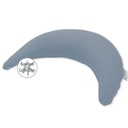 [504252-2] Theraline Der Bambusmond Kuschel- und Stillkissentherapie (Melange Blau-Blau)