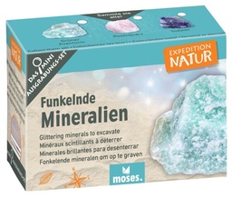 [504258-3] moses Expedition Natur Mini-Ausgrabungsset (Funkelnde Mineralien)