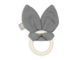 [504272-2] Jollein Beißring - Bunny Ears (Storm Grey)