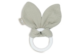 [504272-3] Jollein Beißring - Bunny Ears (Olive Green)