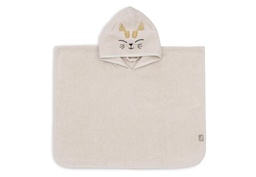 [504289-6] Jollein Badeponcho Frottee (Charlie Cat)