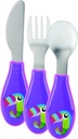 [504316-3] Nuby Besteck (Lila Toucan)