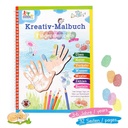 [504344-2] Trendhaus Malbuch (Fingerstempel Kreativ-Malbuch)