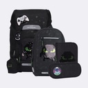 [504378-4] Beckmann Schulrucksack-Set Classic Maxi - 6-tlg. Set (Pixel)