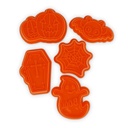 [504380-10] Legami HALLOWEEN Artikel (5 FÖRMCHEN KEKSE MIT STEMPEL - COOKIE TIME!)