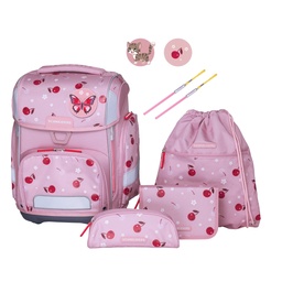 [504397-5] Schneiders Ergolite Schulranzen-Set 9-tlg. (Cherry Pop)