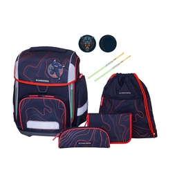[504397-15] Schneiders Ergolite Schulranzen-Set 9-tlg. (Ninja Revenge)