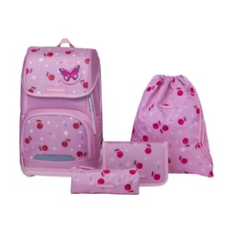 [504402-2] Schneiders Ergoplus Schulrucksack-Set 8-tlg. (Cherry Pop)